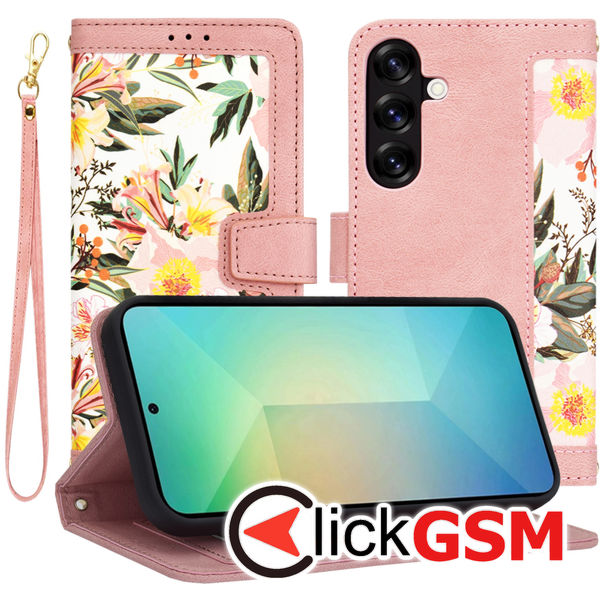 Techsuit - FlipCraft - Samsung Galaxy S25 - Sweetheart Pink