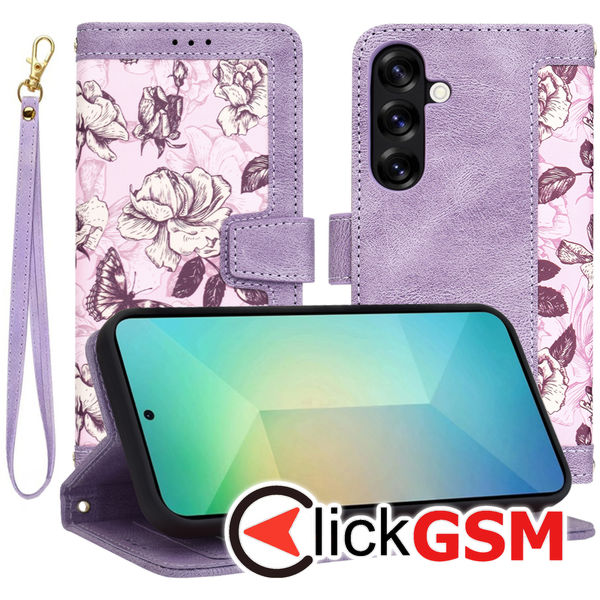 Techsuit - FlipCraft - Samsung Galaxy S25 - Mysterious Purple