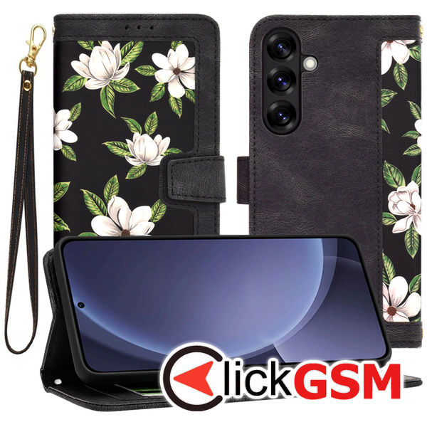 Techsuit - FlipCraft - Samsung Galaxy S25 Plus - Flowers of the Dawn