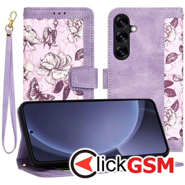 Techsuit - FlipCraft - Samsung Galaxy S25 Plus - Mysterious Purple