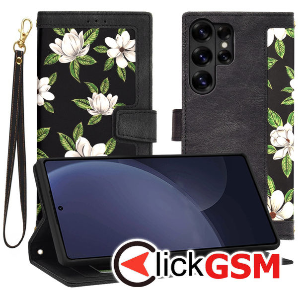 Techsuit - FlipCraft - Samsung Galaxy S25 Ultra - Flowers of the Dawn