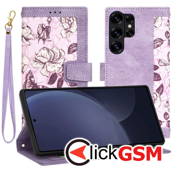 Techsuit - FlipCraft - Samsung Galaxy S25 Ultra - Mysterious Purple