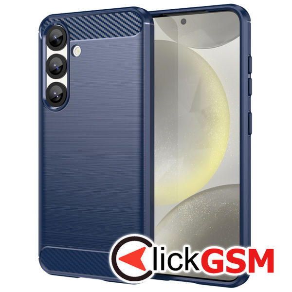 Techsuit - Carbon Silicone - Samsung Galaxy S25 - Blue