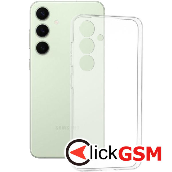 Techsuit - Clear Silicone - Samsung Galaxy S25 - Transparent