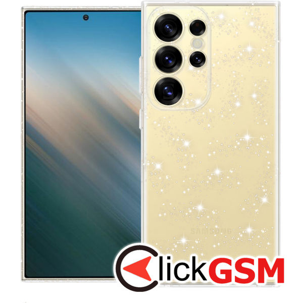 Techsuit - SparkleSkin Series - Samsung Galaxy S25 Ultra - Clear