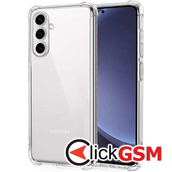 Techsuit - Shockproof Clear Silicone - Samsung Galaxy S25 Plus - Clear