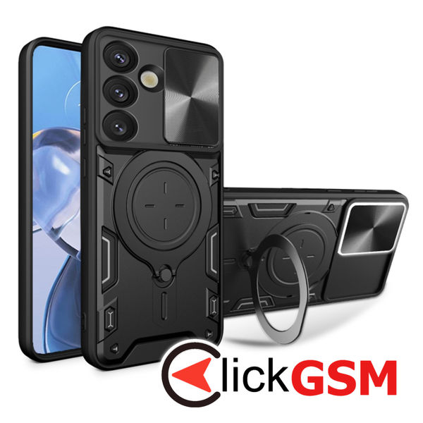 Techsuit - CamGuard Pro - Samsung Galaxy S25 - Black