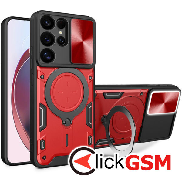 Techsuit - CamGuard Pro - Samsung Galaxy S25 Ultra - Red