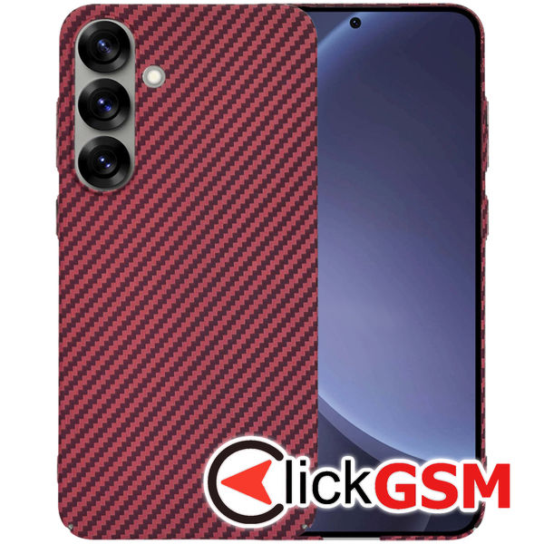 Techsuit - Carbonite FiberShell - Samsung Galaxy S25 Plus - Red