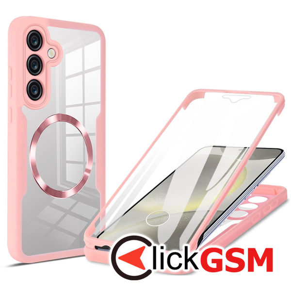 Techsuit - ColorVerse 360 MagSafe Series + Screen Protector - Samsung Galaxy S25 - Pink