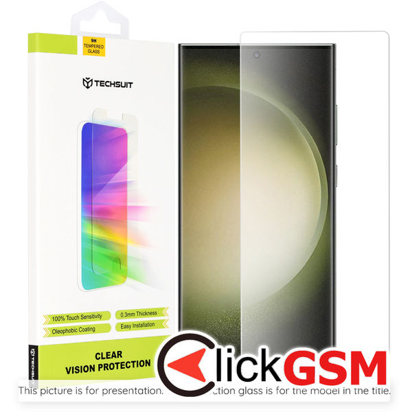 Techsuit - Clear Vision Glass - Samsung Galaxy S25 Ultra - Transparent