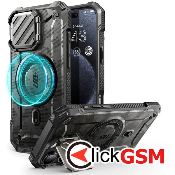 Supcase - Unicorn Beetle XT MagSafe - iPhone 16 Pro Max - Camo Gray