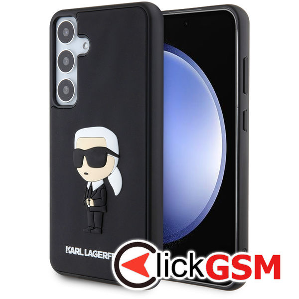 Karl Lagerfeld - 3D Design (KLHCS24M3DRKINK) - Samsung Galaxy S24 Plus - Rubber Ikonik