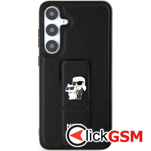 Karl Lagerfeld - Saffiano Gripstand (KLHCS24LGSAKCPK) - Samsung Galaxy S24 Ultra - Karl&Choupette