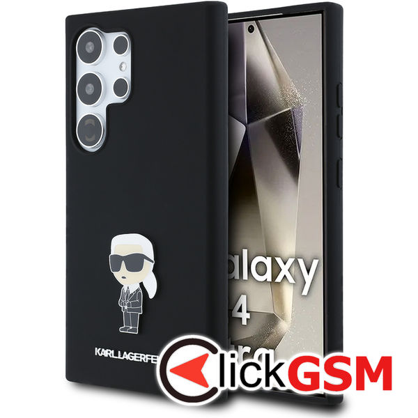 Karl Lagerfeld - Silicone (KLHCS24LSMHKNPK) - Samsung Galaxy S24 Ultra - Ikonik