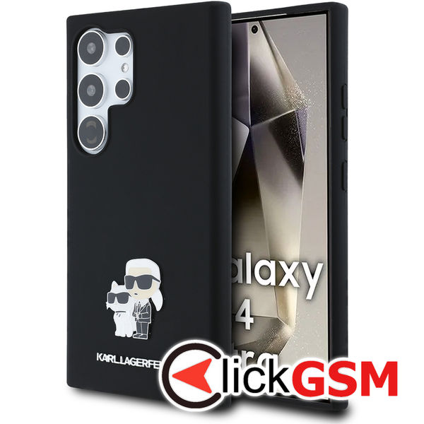 Karl Lagerfeld - Silicone (KLHCS24LSMHKCNPK) - Samsung Galaxy S24 Ultra - Karl&Choupette