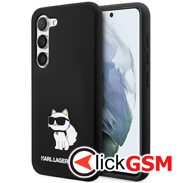 Karl Lagerfeld - Silicone (KLHCS24SSNCHBCK) - Samsung Galaxy S24 - Choupette