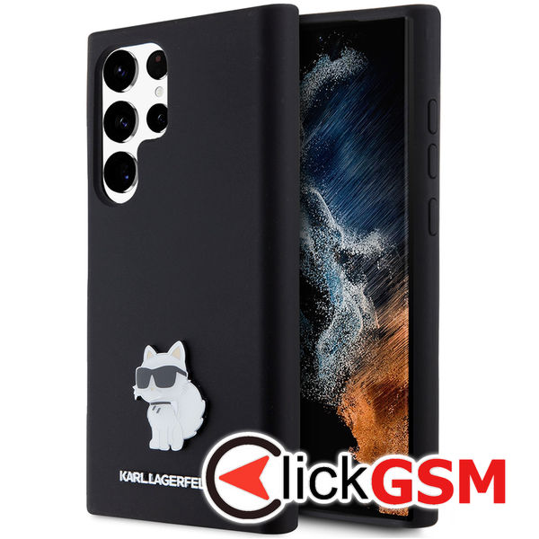 Karl Lagerfeld - Silicone (KLHCS23LSMHCNPK) - Samsung Galaxy S23 Ultra - Choupette