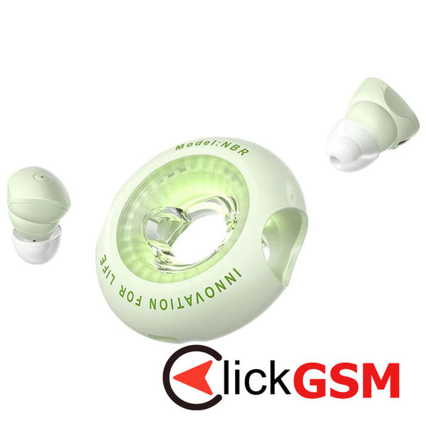 Vention - Wireless Earbuds Tiny T17 (NBRG0) - Type-C, True Wireless, Bluetooth 5.3, Touch Control, IPX4, Hi-Fi Sound - Green