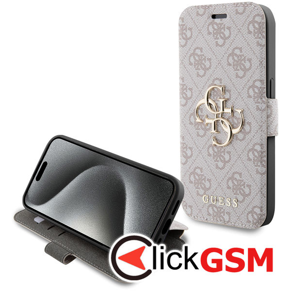 Guess - Book 4G (GUBKP15L4GMGPI) - iPhone 15 Pro - Pink