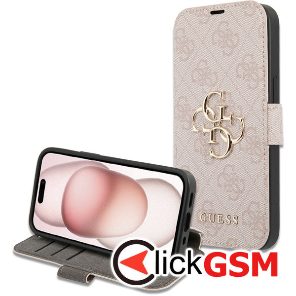 Guess - Book 4G (GUBKP15S4GMGPI) - iPhone 15 - Pink