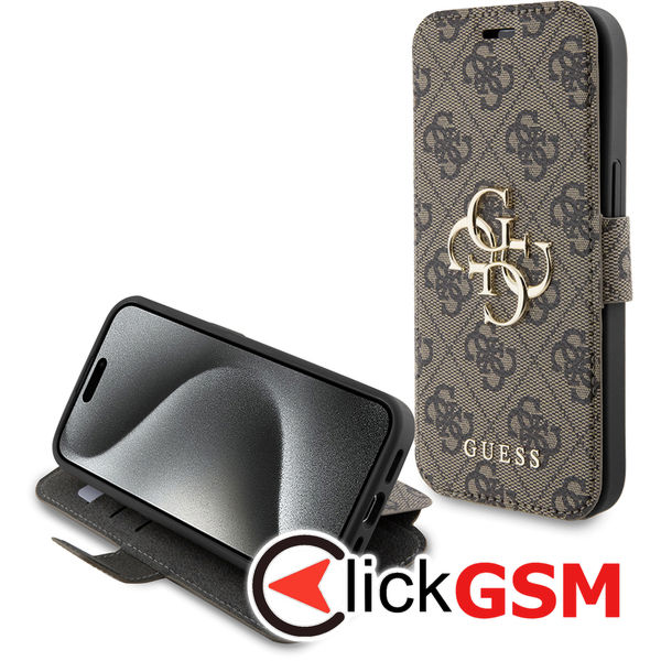 Guess - Book 4G (GUBKP15S4GMGBR) - iPhone 15 - Brown