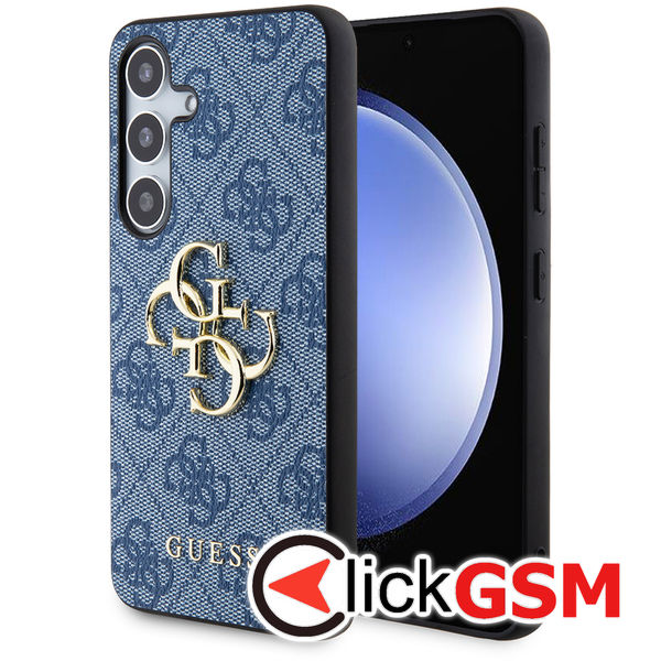 Guess - Hardcase 4G Big Metal Logo (GUHCS24M4GMGBL) - Samsung Galaxy S24 Plus - Blue