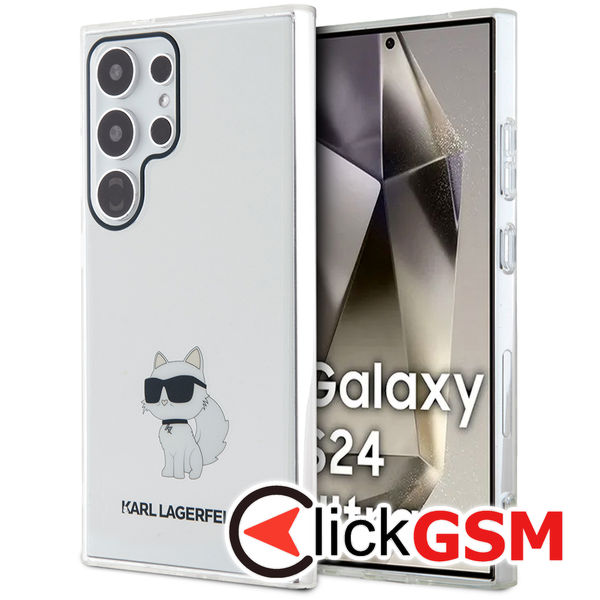 Karl Lagerfeld - IML Luxury (KLHCS24LHNCHTCT) - Samsung Galaxy S24 Ultra - Transparent Choupette