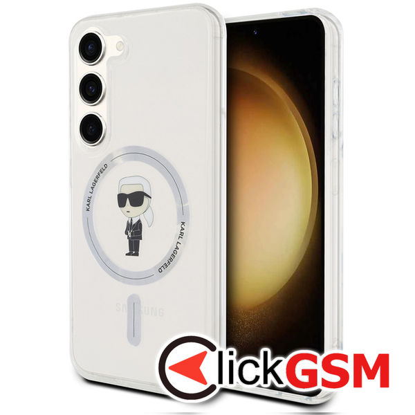 Karl Lagerfeld - IML MagSafe (KLHMS24SHFCKNOT) - Samsung Galaxy S24 - Transparent Ikonik