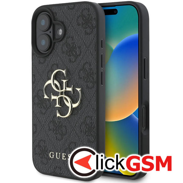 Guess - Hardcase 4G Big Logo (GUHCP16S4GMGGR) - iPhone 16 - Black
