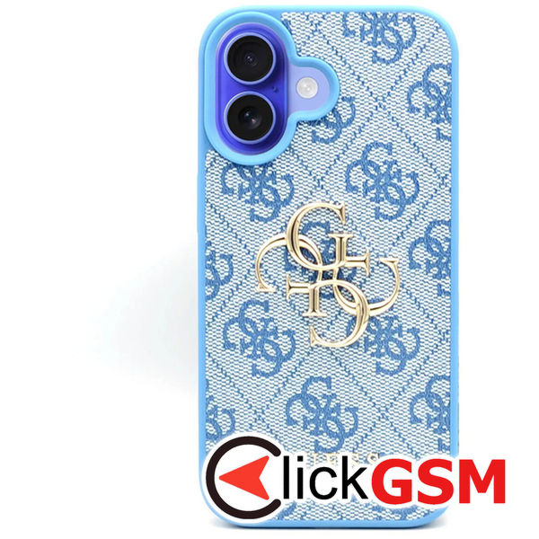 Guess - Hardcase 4G Big Logo (GUHCP16S4GMGBL) - iPhone 16 - Blue