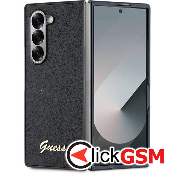 Guess - Glitter Script (GUHCZFD6HGGSHK) - Samsung Galaxy Z Fold6 - Black