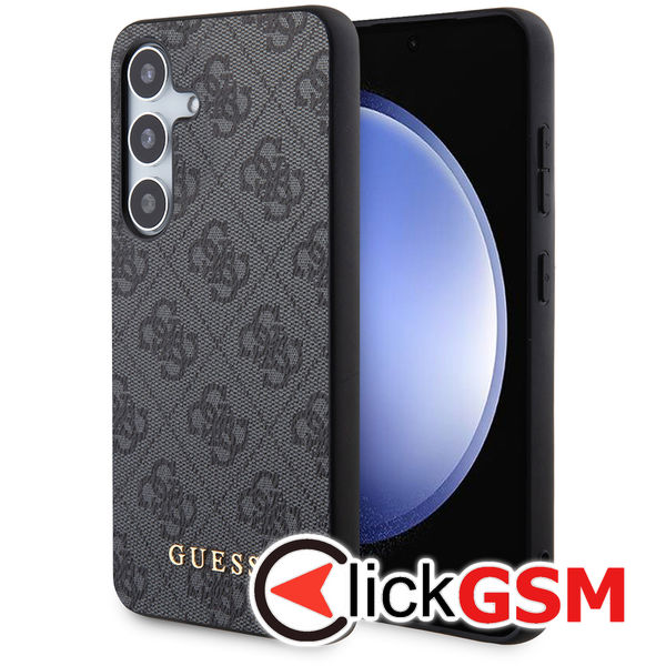 Guess - Hardcase 4G Metal Gold Logo (GUHCS24MG4GFGR) - Samsung Galaxy S24 Plus - Black