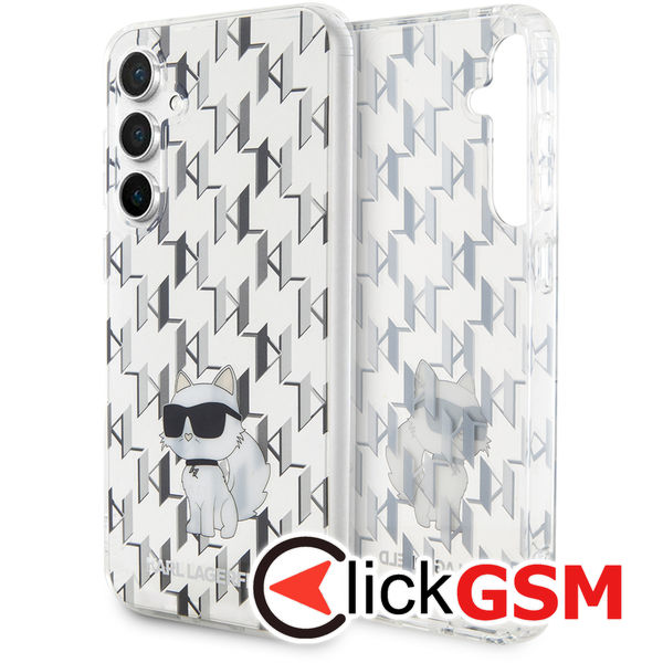 Karl Lagerfeld - Hardcase Monogram (KLHCS23FEHNCMKLT) - Samsung Galaxy S23 FE - Transparent Choupette
