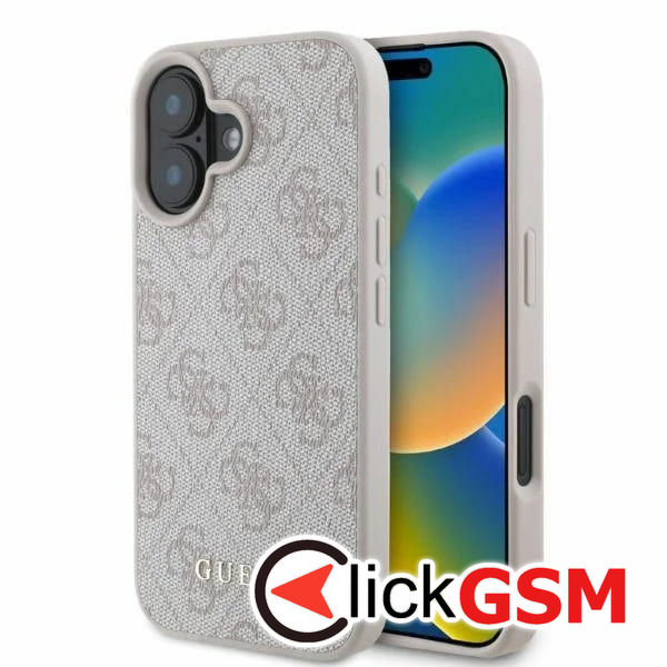 Guess - Hardcase 4G Classic (GUHCP16SG4GFPI) - iPhone 16 - Pink