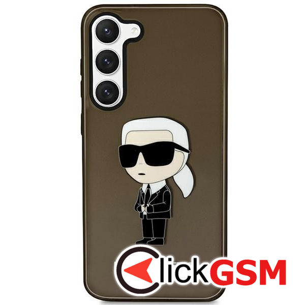 Karl Lagerfeld - Hardcase (KLHCS23MHNIKTCK) - Samsung Galaxy S23 Plus - Ikonik Karl Lagerfeld