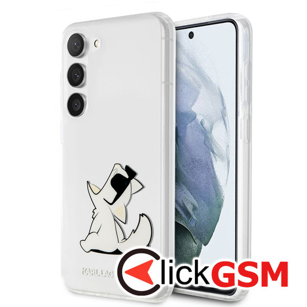 Karl Lagerfeld - Hardcase Transparent (KLHCS23MCFNRC) - Samsung Galaxy S23 Plus -  Choupette Fun