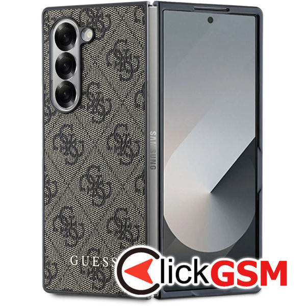 Guess - Hardcase 4G (GUHCZFD6GF4GBR) - Samsung Galaxy Z Fold6 - Brown