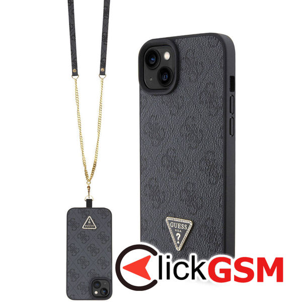 Guess - Crossbody 4G Metal Logo (GUHCP15SP4TDSCPK) - iPhone 15 - Black