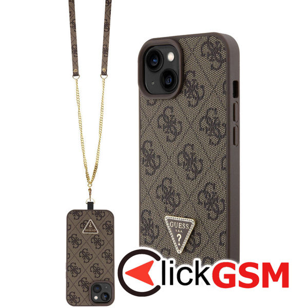 Guess - Crossbody 4G Metal Logo (GUHCP15SP4TDSCPW) - iPhone 15 - Brown