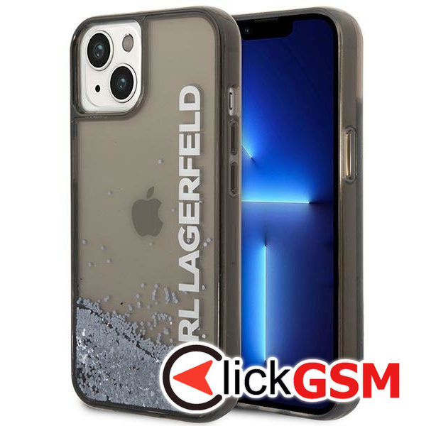 Karl Lagerfeld - Hardcase Liquid Glitter (KLHCP14MLCKVK) - iPhone 14 Plus - Elong