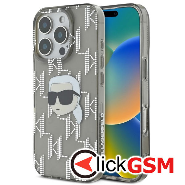 Karl Lagerfeld - IML Luxury Electroplated (KLHCP16XHKLPKHK) - iPhone 16 Pro Max - Karl Head