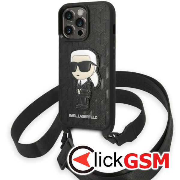 Karl Lagerfeld - Hardcase Monogram (KLHCP14LSTKMK) - iPhone 14 Pro - Ikonik Patch