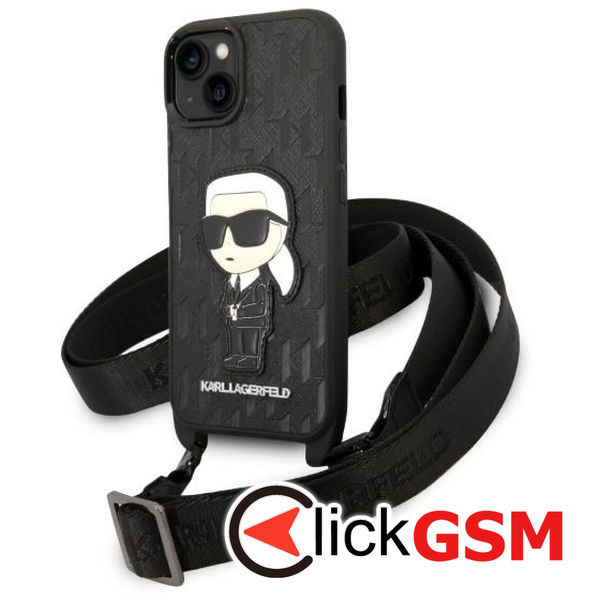 Karl Lagerfeld - Hardcase Monogram (KLHCP14MSTKMK) - iPhone 14 Plus - Ikonik Patch