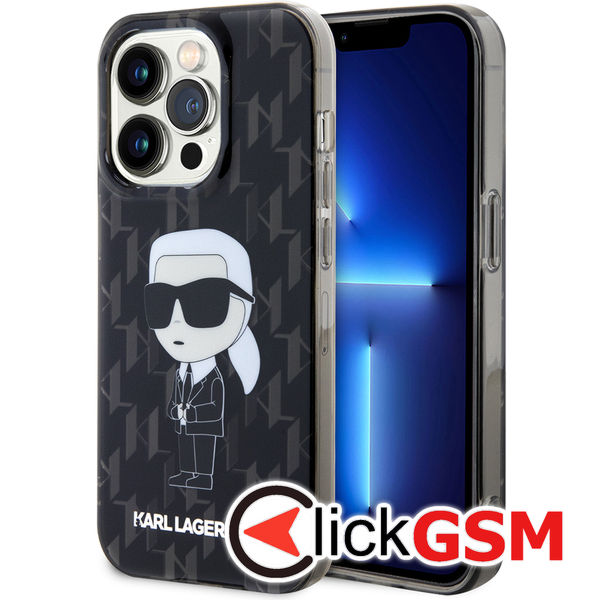 Karl Lagerfeld - Hardcase Monogram (KLHCP15LHNKMKLK) - iPhone 15 Pro - Ikonik