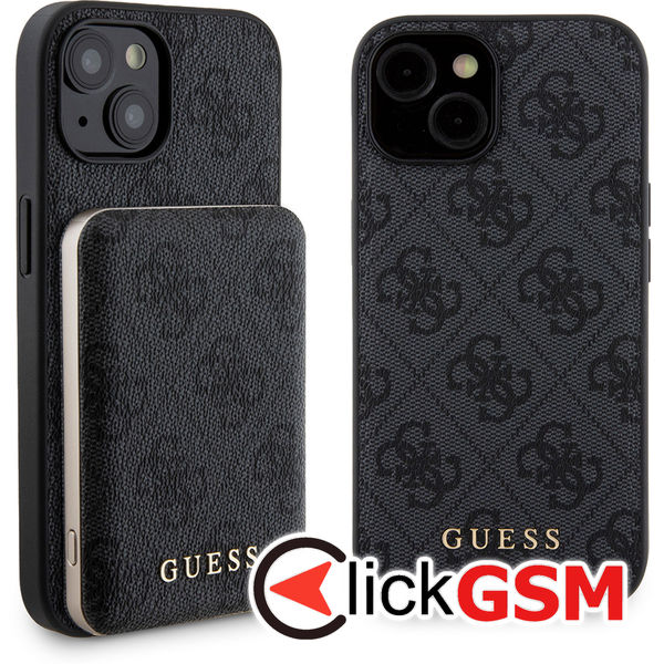 Guess - Hardcase Powerbank MagSafe (GUBPM5P15S4GEMGK) - iPhone 15 - Black