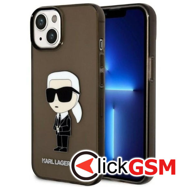Karl Lagerfeld - Hardcase (KLHCP14MHNIKTCK) - iPhone 14 Plus - Ikonik Karl Lagerfeld