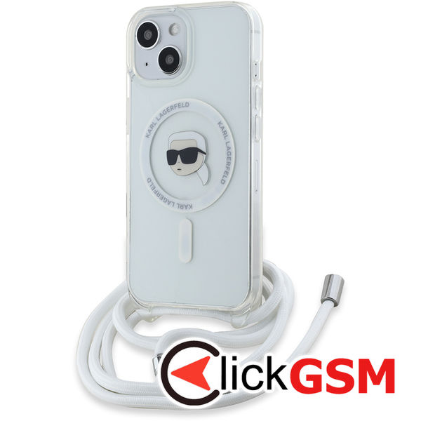 Karl Lagerfeld - IML Crossbody MagSafe (KLHMP15SHCKHNT) - iPhone 15 - Karl Head