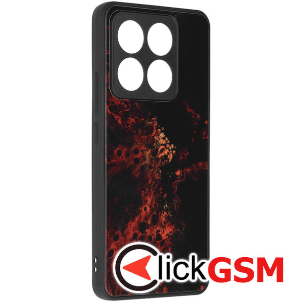 Techsuit - Glaze Series - Xiaomi 14T - Red Nebula