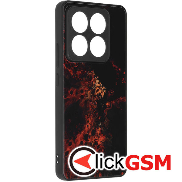 Techsuit - Glaze Series - Xiaomi 14T Pro - Red Nebula